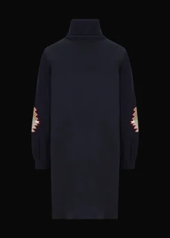 Damen Luis Trenker Jersey-Kleid Mit Rollkragen Ludaria