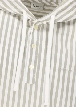 Herren Luis Trenker Kapuzenhemd Mit Streifen Lucram