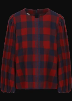 Damen Luis Trenker Karierte Bluse Lugiada