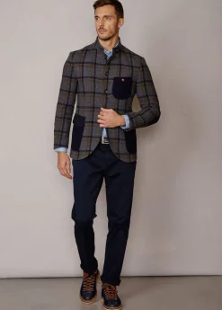 Herren Luis Trenker Karierter Blazer Im Wollmix Lusandro