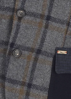 Herren Luis Trenker Karierter Blazer Im Wollmix Lusandro