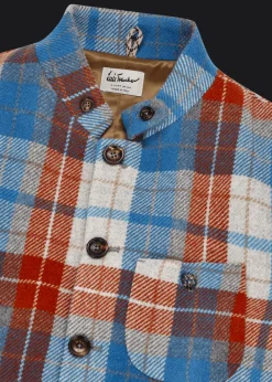 Herren Luis Trenker Karierter Wollmix-Blazer Lusandro