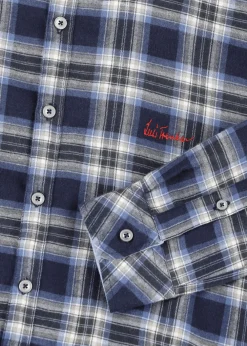 Herren Luis Trenker Kariertes Hemd Mit Stehkragen Lubernet