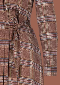 Damen Luis Trenker Kleid Mit Prince Of Wales Print Lueloisa