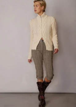 Damen Luis Trenker Knickerbocker Mit Fischgrätmuster Lulieselotte