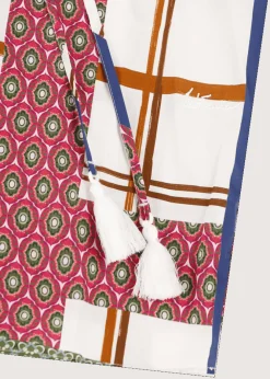 Damen Luis Trenker Kurzarmbluse Mit Farbenfrohem Print Lufiore