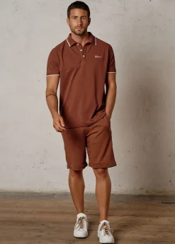 Herren Luis Trenker Kurzarm-Polo Luberneto