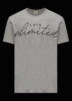 Herren Luis Trenker Kurzarmshirt Mit Slogan Luis Unlimited