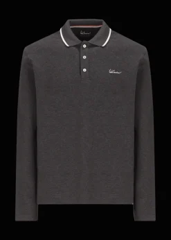 Herren Luis Trenker Langarm-Polo Luberneto