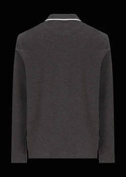 Herren Luis Trenker Langarm-Polo Luberneto