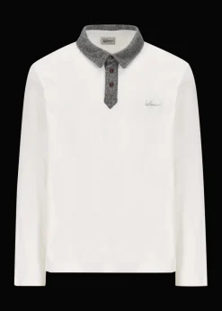 Herren Luis Trenker Langarm-Poloshirt Lufante