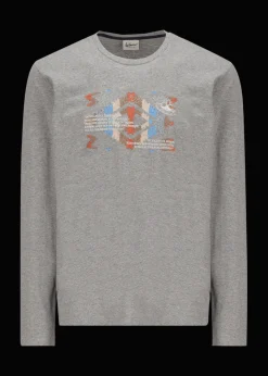 Herren Luis Trenker Langarmshirt Mit Print Und Stickerei Luloris