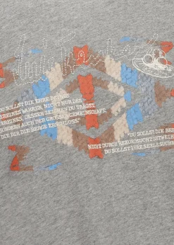 Herren Luis Trenker Langarmshirt Mit Print Und Stickerei Luloris