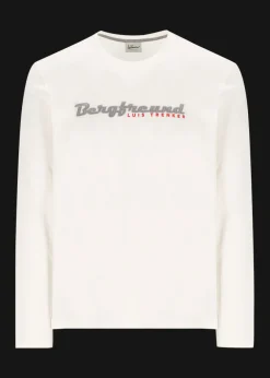 Herren Luis Trenker Langarmshirt Mit Schriftzug Bergfreund