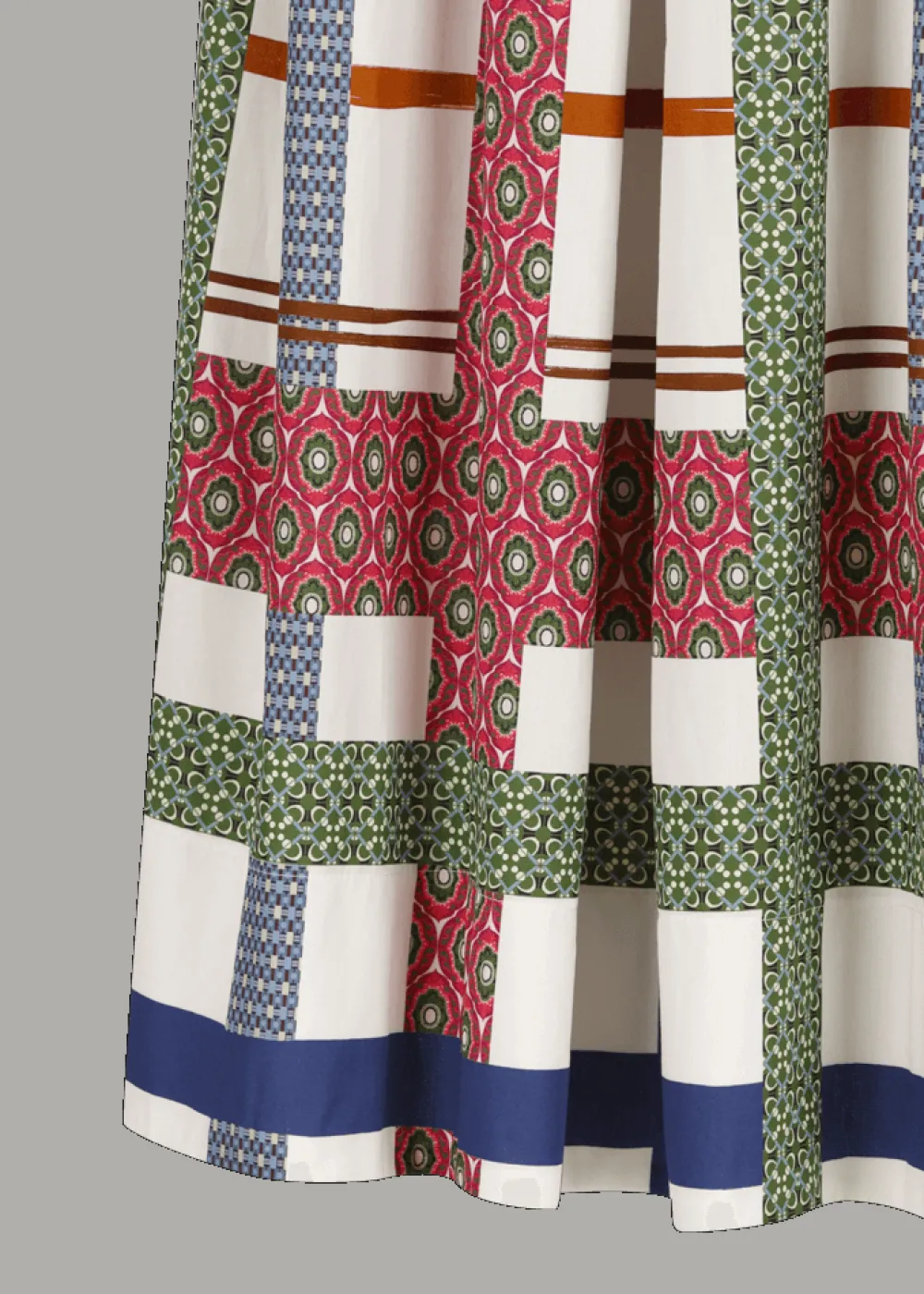 Damen Luis Trenker Langer Baumwollrock Mit Print Lunatalia