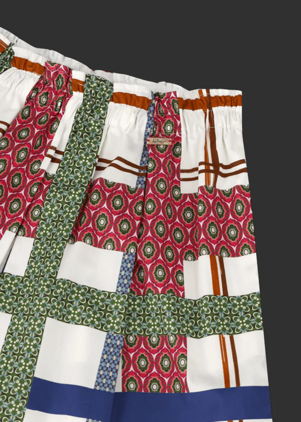 Damen Luis Trenker Langer Baumwollrock Mit Print Lunatalia