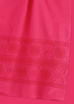 Damen Luis Trenker Langer Baumwollrock Mit Stickerei Lunatalia