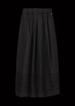 Damen Luis Trenker Langer Baumwollrock Mit Stickerei Lunatalia