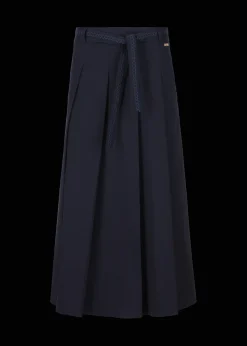 Damen Luis Trenker Langer Faltenrock Aus Baumwollstretch Lumatilda