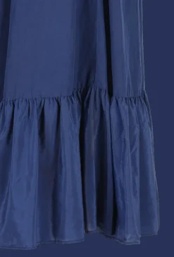 Damen Luis Trenker Langer Rock Aus Seiden-Baumwoll-Mix Lumorgana