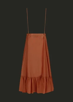 Damen Luis Trenker Langer Rock Aus Seiden-Baumwoll-Mix Lumorgana