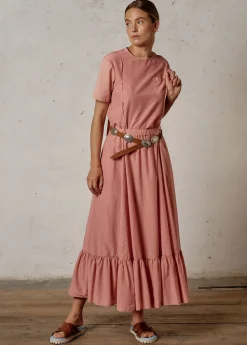 Damen Luis Trenker Langer Rock Aus Seiden-Baumwoll-Mix Lumorgana