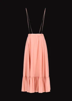 Damen Luis Trenker Langer Rock Aus Seiden-Baumwoll-Mix Lumorgana