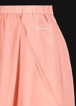 Damen Luis Trenker Langer Rock Aus Seiden-Baumwoll-Mix Lumorgana