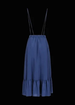 Damen Luis Trenker Langer Rock Aus Seiden-Baumwoll-Mix Lumorgana