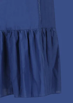 Damen Luis Trenker Langer Rock Aus Seiden-Baumwoll-Mix Lumorgana