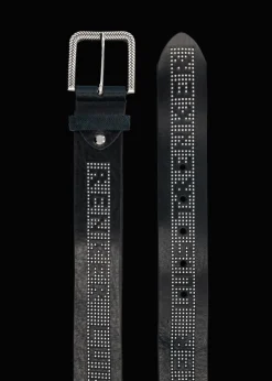 Herren Luis Trenker Ledergürtel Mit Nieten Lufabian