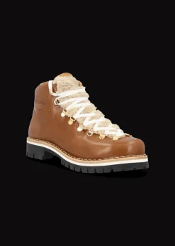 Damen Luis Trenker Lederschuh Mit Lammfellzunge Lupaolina