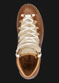 Damen Luis Trenker Lederschuh Mit Lammfellzunge Lupaolina