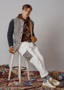 Herren Luis Trenker Ledersneaker Lupintros