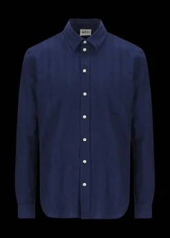 Herren Luis Trenker Leinen-Baumwoll-Hemd Lubodo