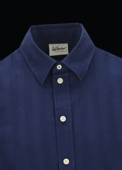 Herren Luis Trenker Leinen-Baumwoll-Hemd Lubodo