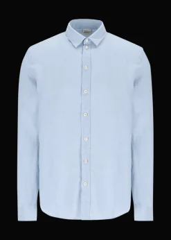 Herren Luis Trenker Leinen-Baumwoll-Hemd Lubodo