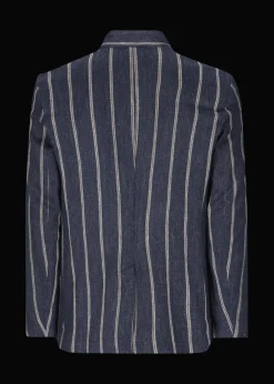 Herren Luis Trenker Leinenblazer Mit Nadelstreifen Lusandro