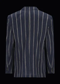 Herren Luis Trenker Leinenblazer Mit Nadelstreifen Lusimone