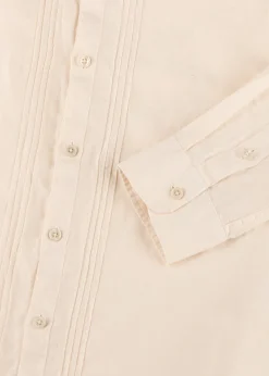 Herren Luis Trenker Leinenhemd Lubarnay