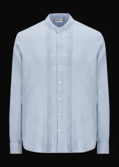 Herren Luis Trenker Leinenhemd Lubarnay