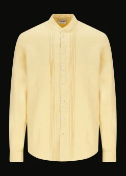 Herren Luis Trenker Leinenhemd Lubarnay