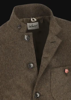 Herren Luis Trenker Lodenblazer Mit Stehkragen Lusandro