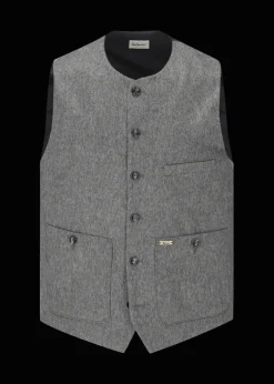 Herren Luis Trenker Lodenweste Mit Rundhalsausschnitt Lusven