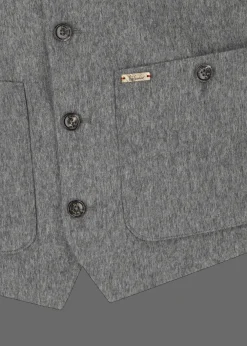 Herren Luis Trenker Lodenweste Mit Rundhalsausschnitt Lusven