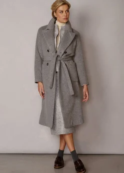 Damen Luis Trenker Mantel Aus Flauschigem Wollmix Lualissa