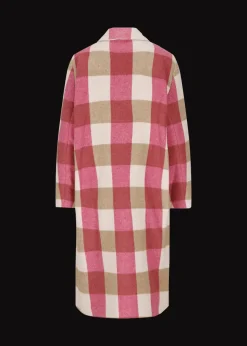 Damen Luis Trenker Mantel Mit Karomuster Lualissa