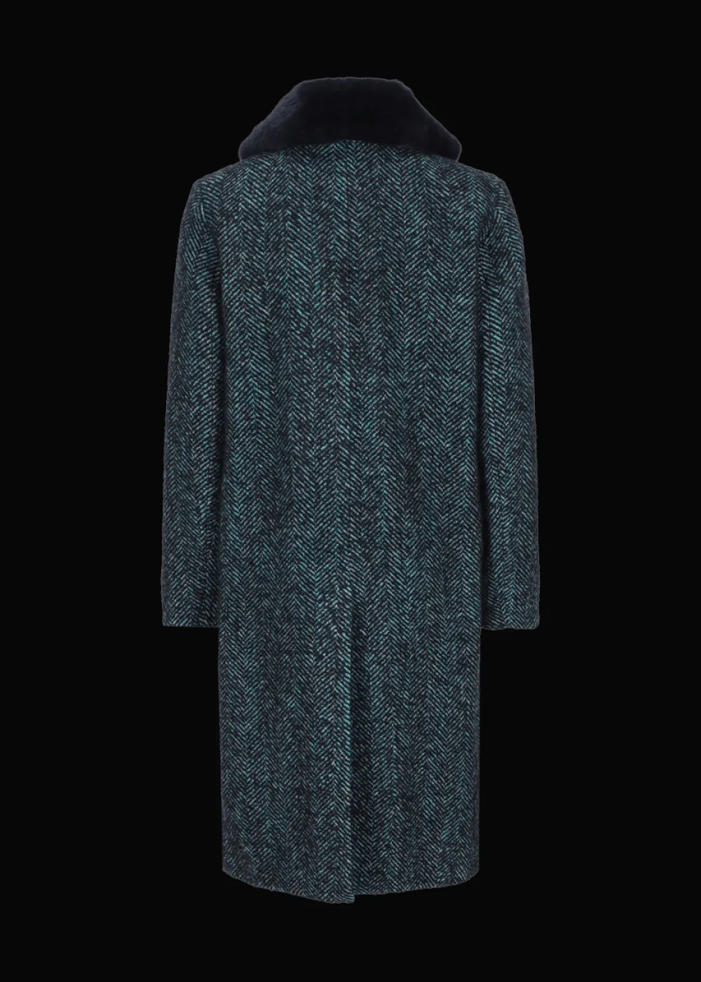 Damen Luis Trenker Mantel Mit Pelzkragen Ludani