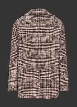 Damen Luis Trenker Mantel Mit Prince Of Wales Muster Lumarta