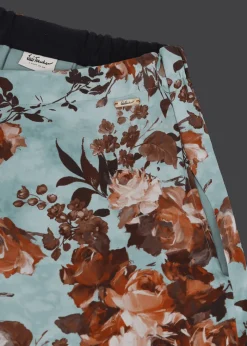 Damen Luis Trenker Midirock Mit Floralem Print Lunatalia